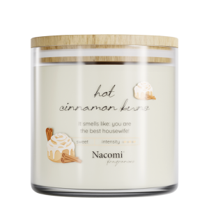 Nacomi Soy Candle - Home Fragrance - Hot cinnamon buns 500gr